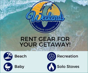advert for Weekends Harbor Country recreation equipment and supplies rental